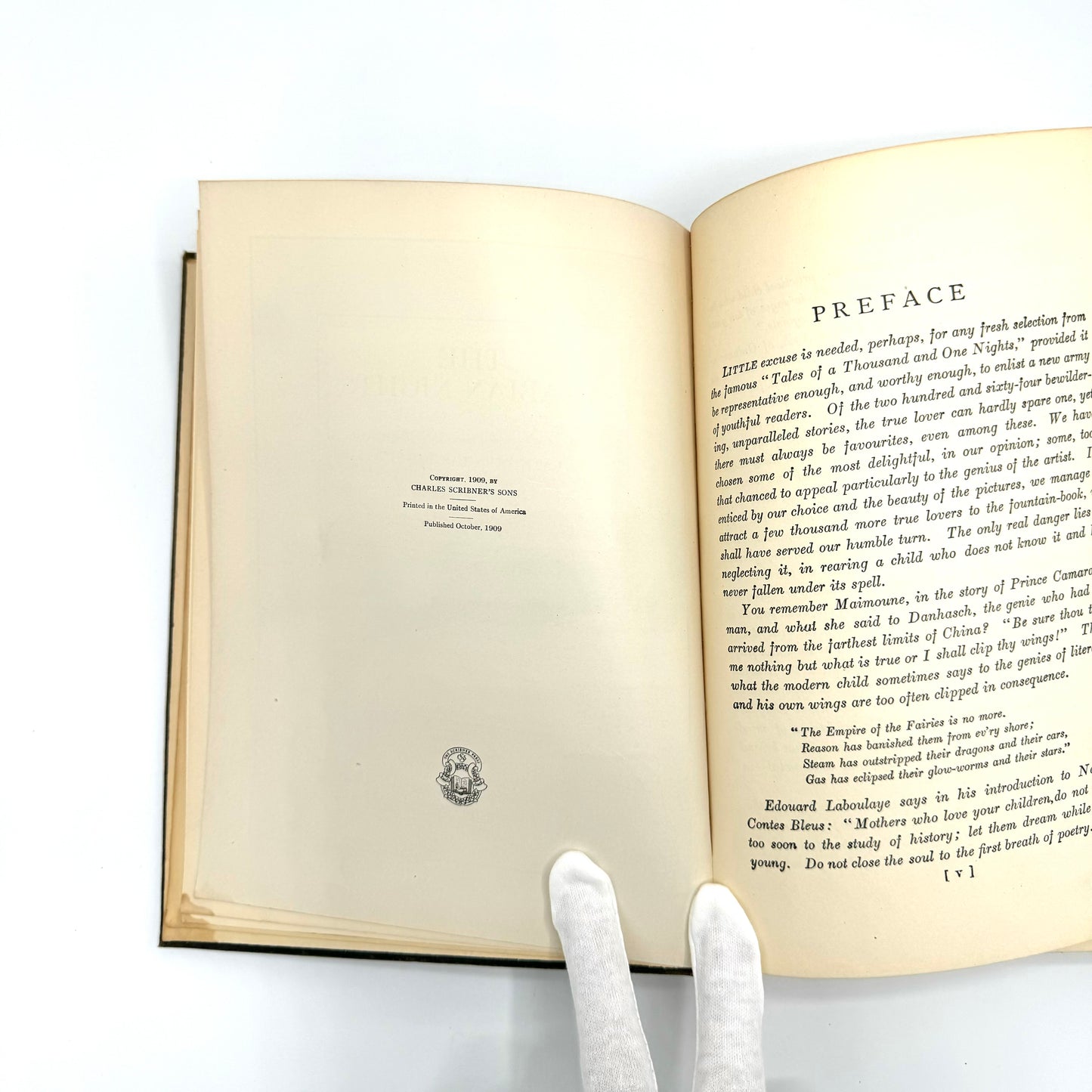 First Edition 1909 Arabian Nights Antique Book