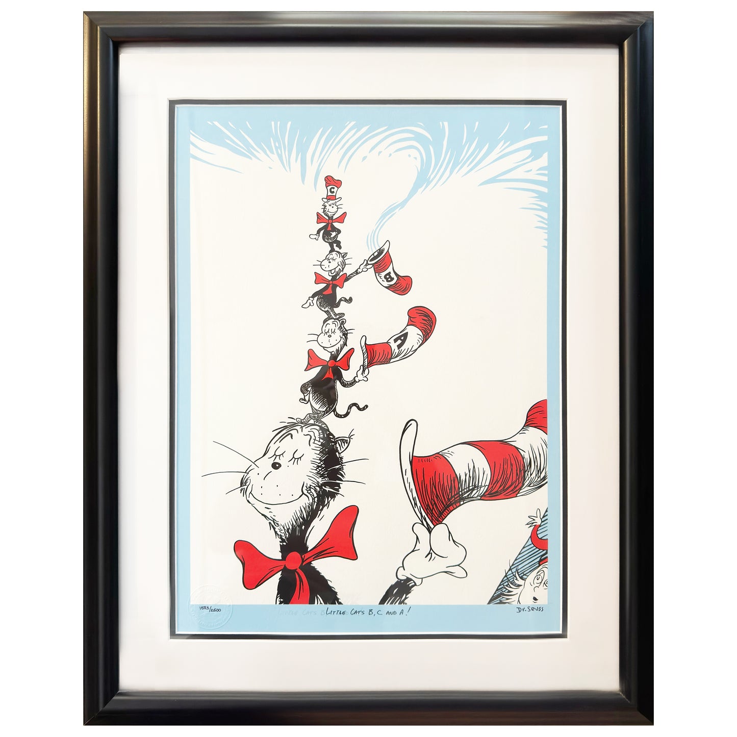 Dr. Seuss "Little Cats B, C, and A" Serigraph