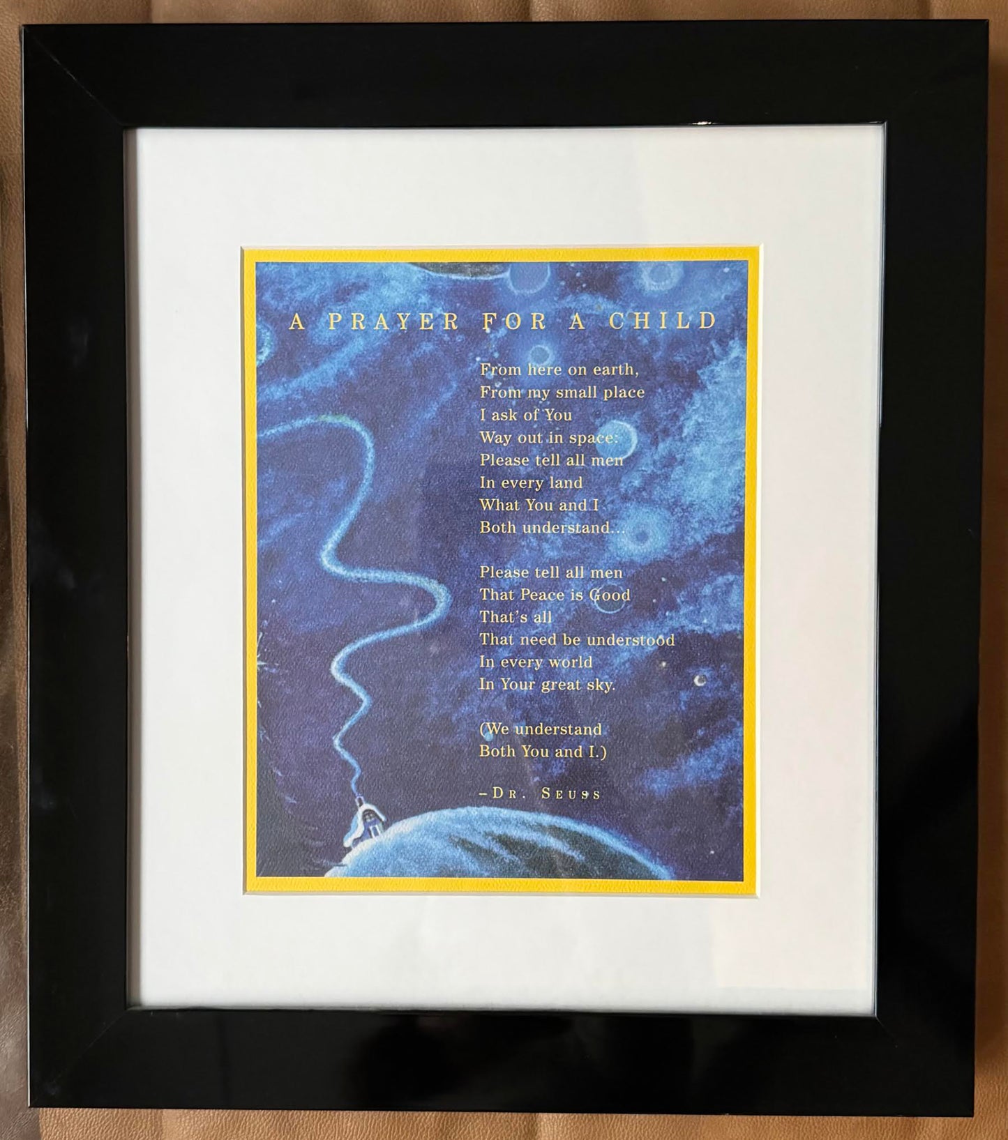 Dr. Seuss - "Prayer for a Child"